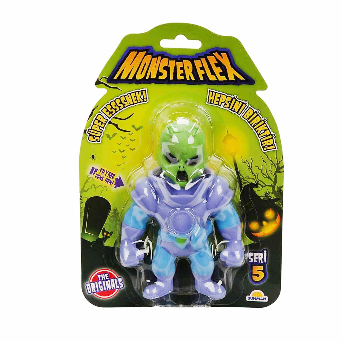 Figurina Monster Flex, Monstrulet care se intinde, S5, Martian