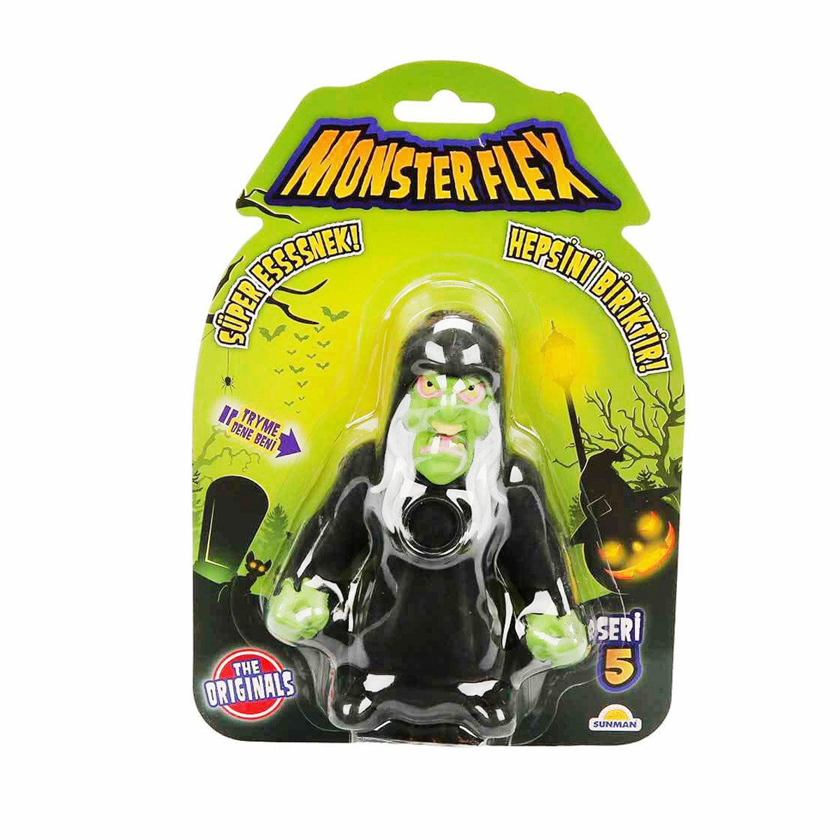 Figurina Monster Flex, Monstrulet care se intinde, S5, Witch
