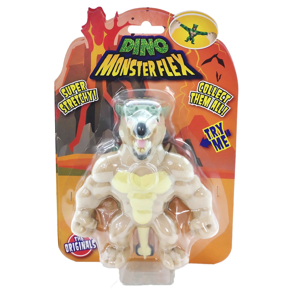 Figurina Monster Flex Dino, Monstrulet care se intinde, Coraz
