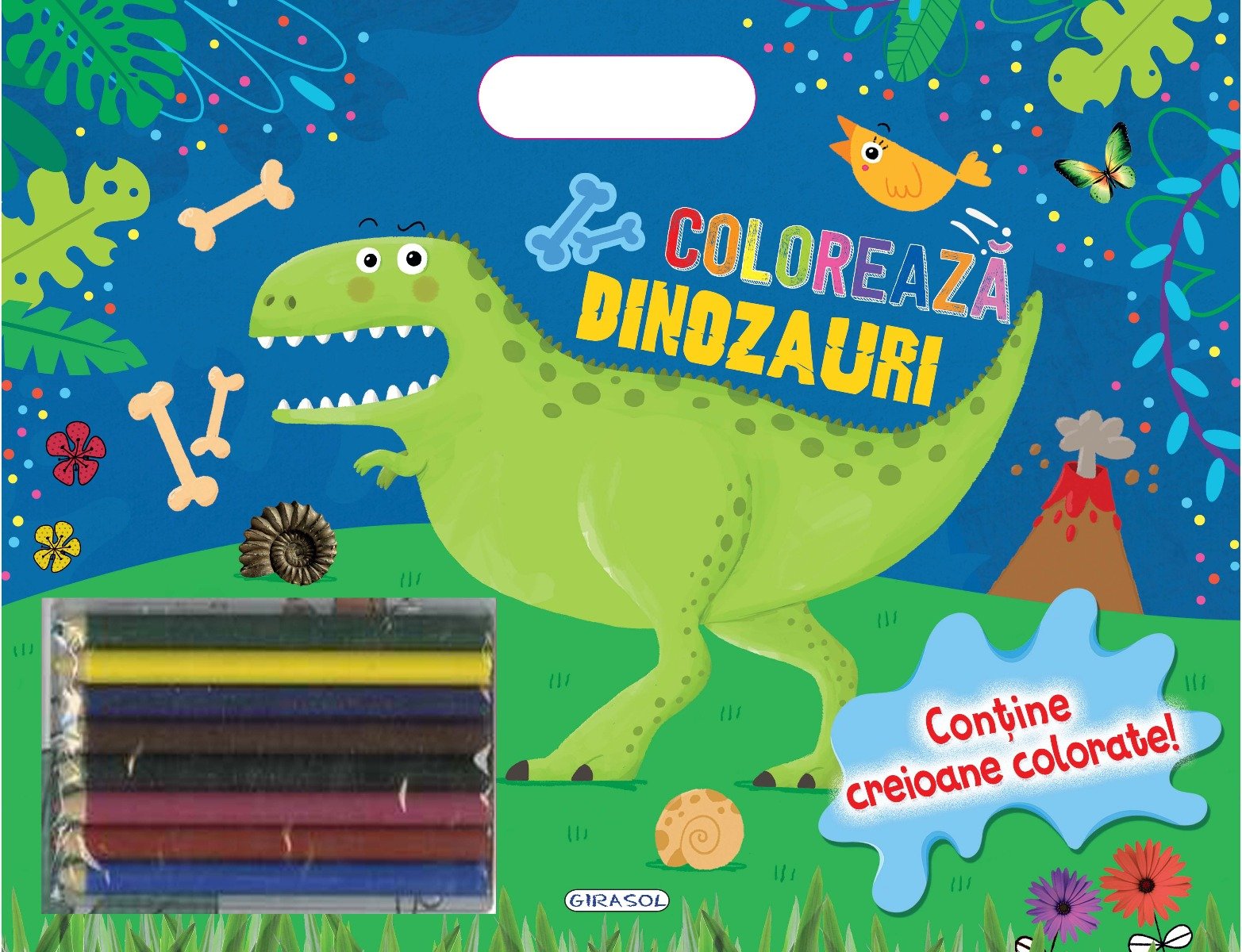 Coloreaza - Dinozauri (contine creioane)