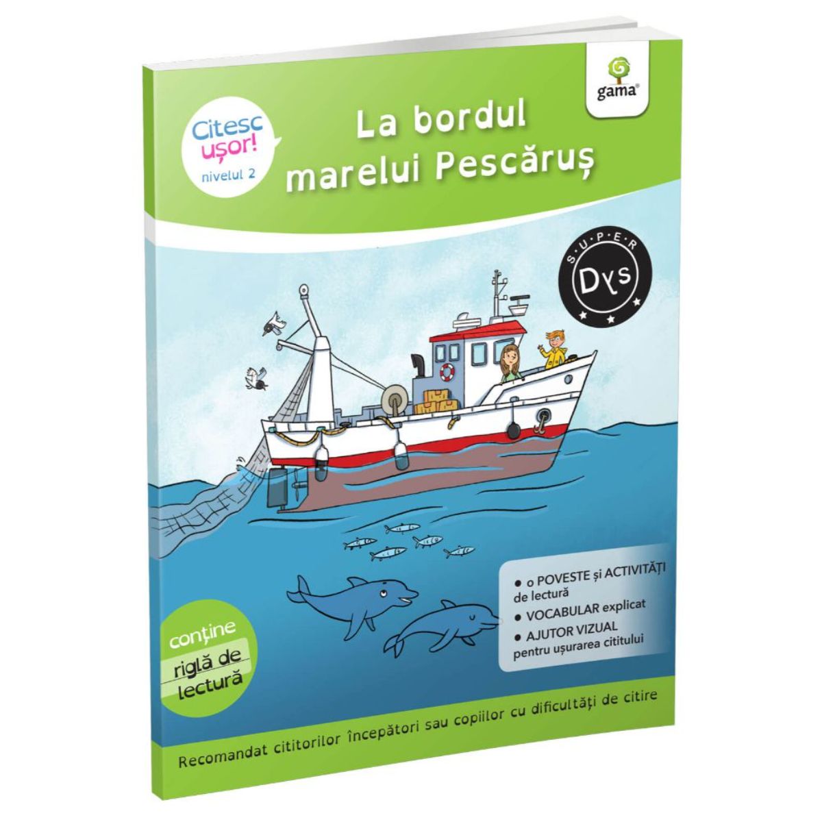 La bordul marelui Pescarus, Citesc usor, Evelyne Barge, Marco Overzee