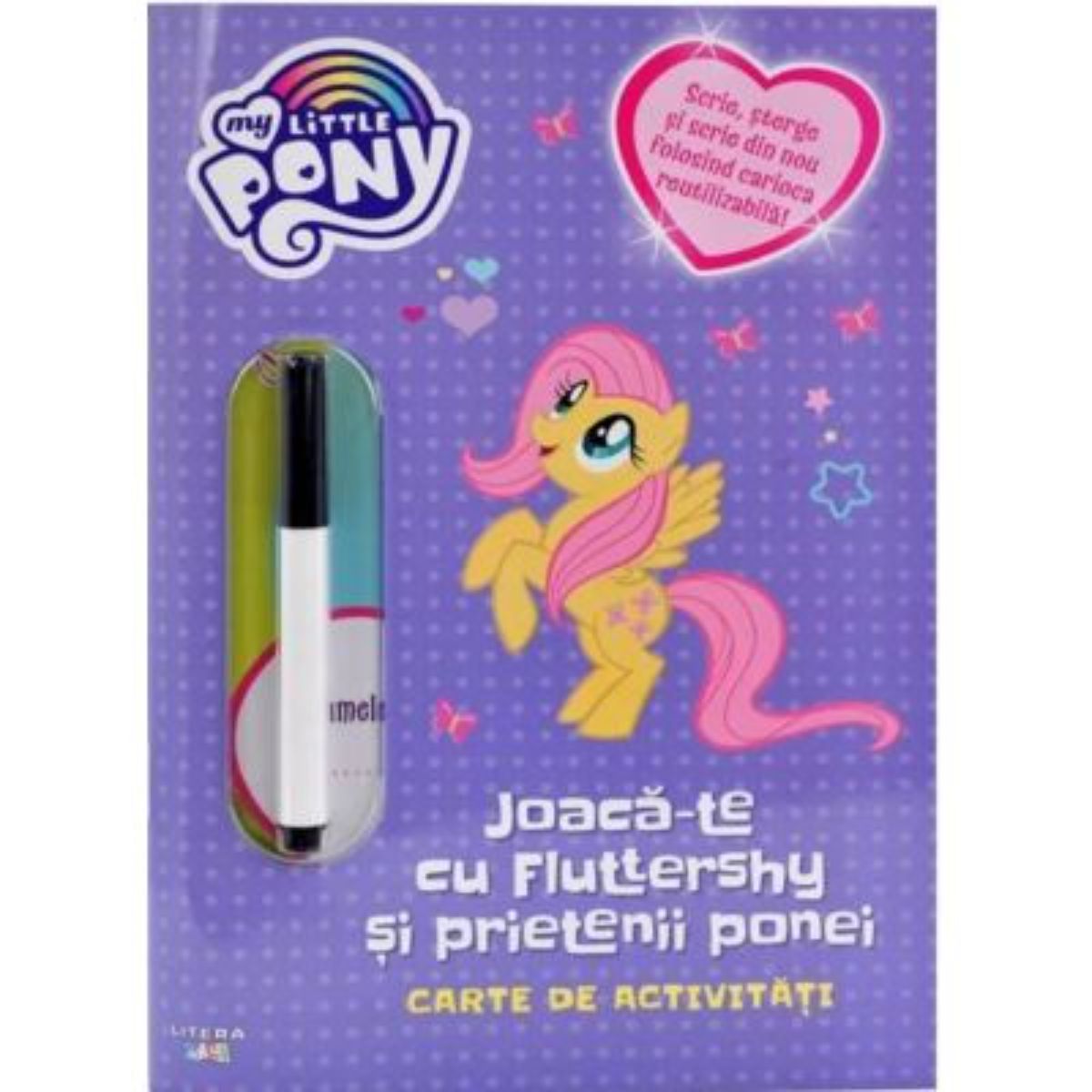 My Little Pony, Joaca-te cu fluttershy si prietenii ponei, Scrie si sterge carti imagine 2022 protejamcopilaria.ro