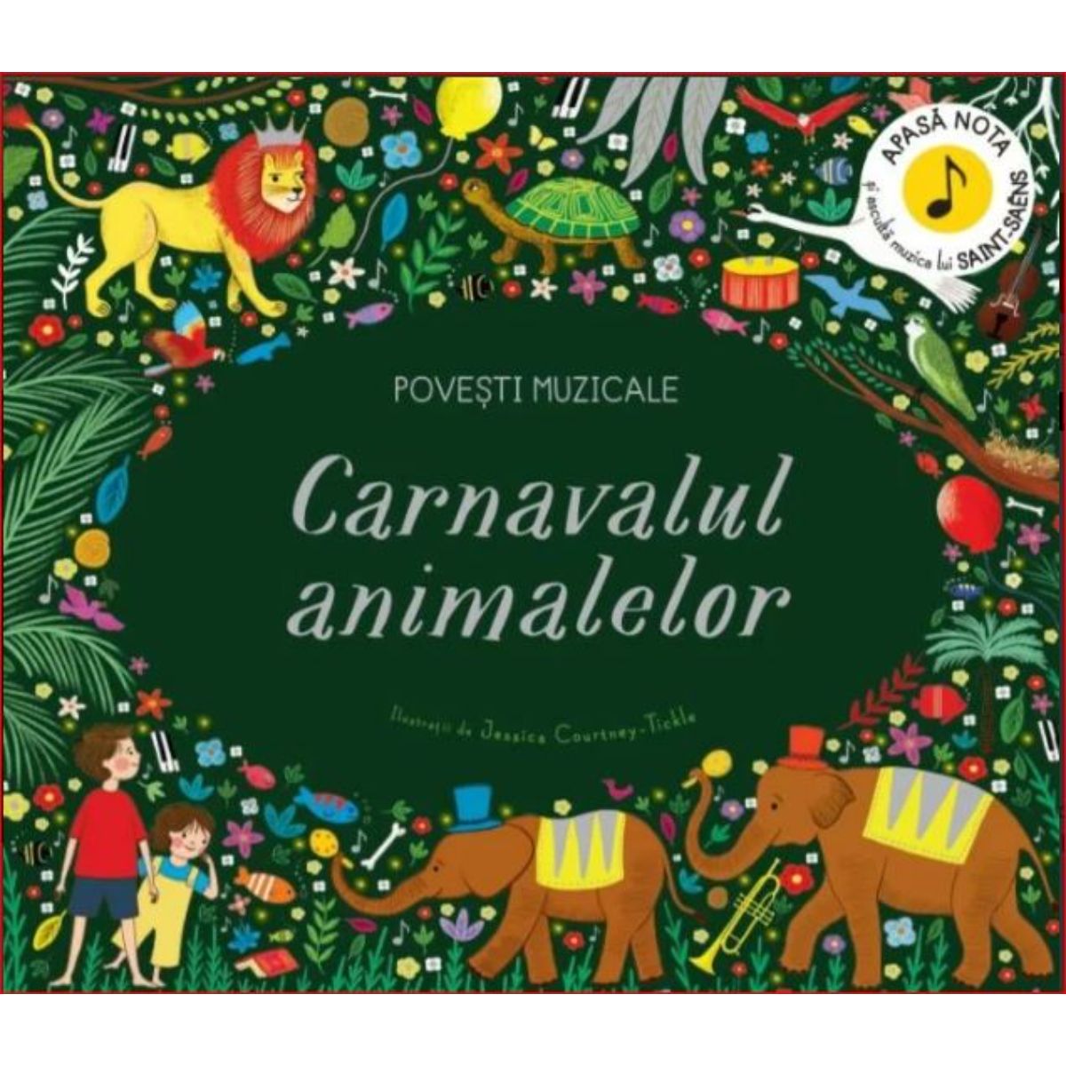 Carte cu povesti muzicale, Carnavalul Animalelor Litera