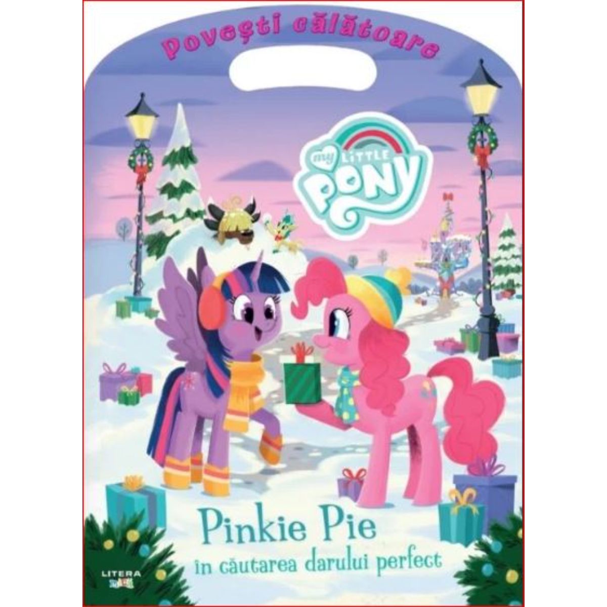 Carte cu povesti, My Little Pony, Pinkie Pie in cautarea darului perfect, Povesti calatoare Carti pentru copii imagine 2022