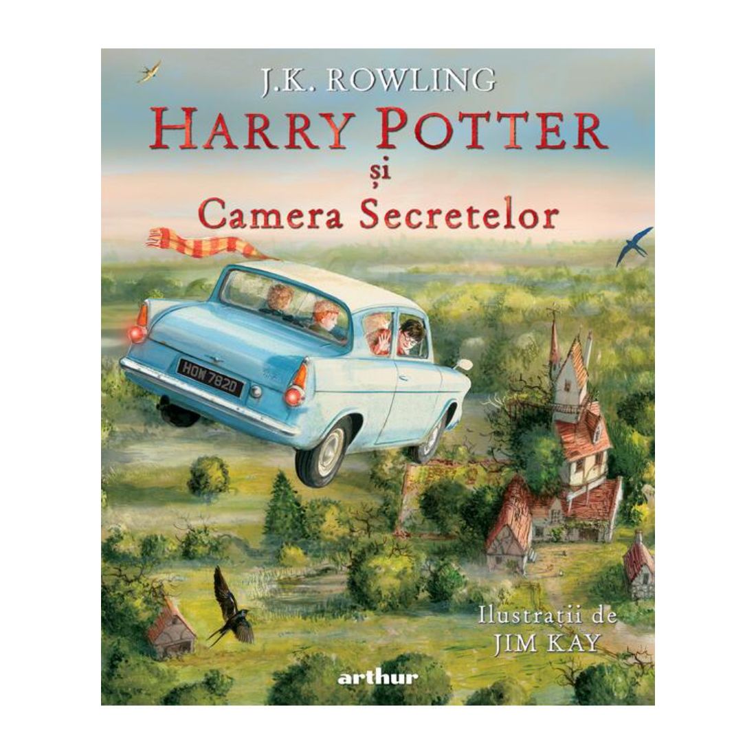 Harry Potter si camera secretelor, J.K. Rowling, ilustrata ART imagine noua responsabilitatesociala.ro