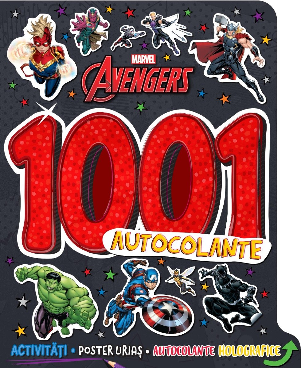 Marvel Avengers, 1001 autocolante