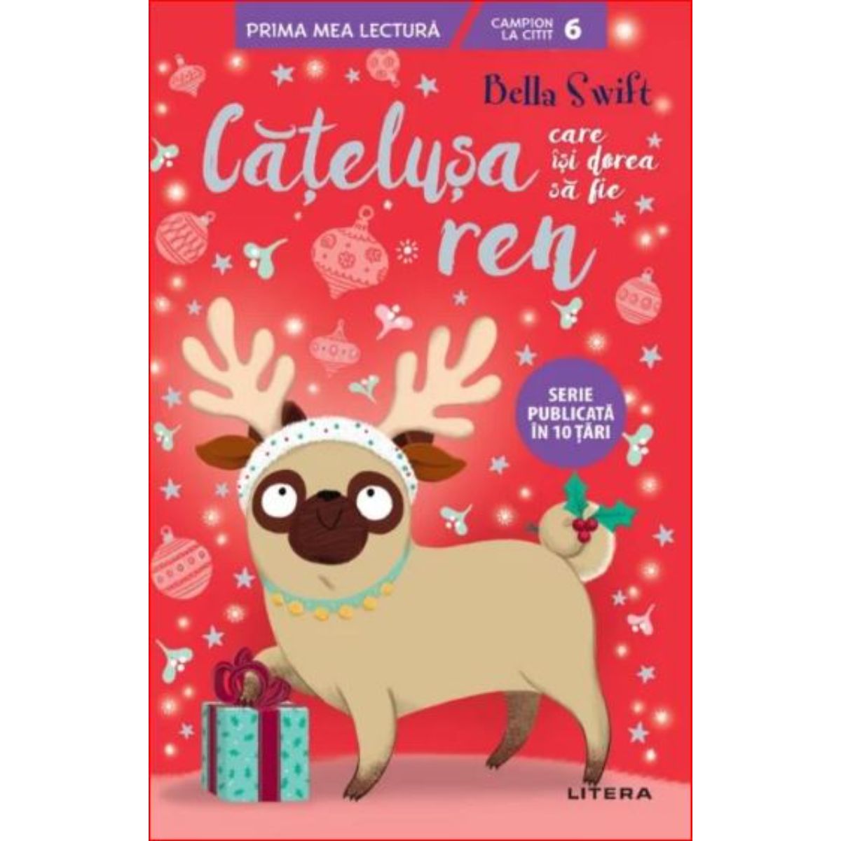 Carte cu povesti, Bella Swift, Catelusa care isi dorea sa fie ren Carti pentru copii imagine 2022