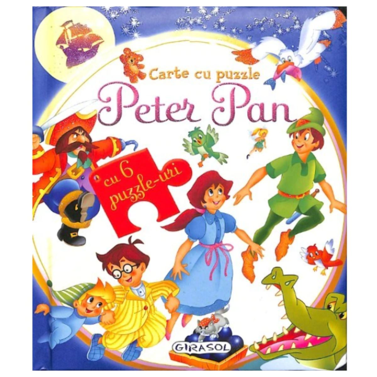 Carte cu puzzle, Peter Pan