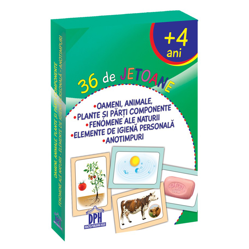 Jetoane oameni, animale, anotimpuri, editura dph