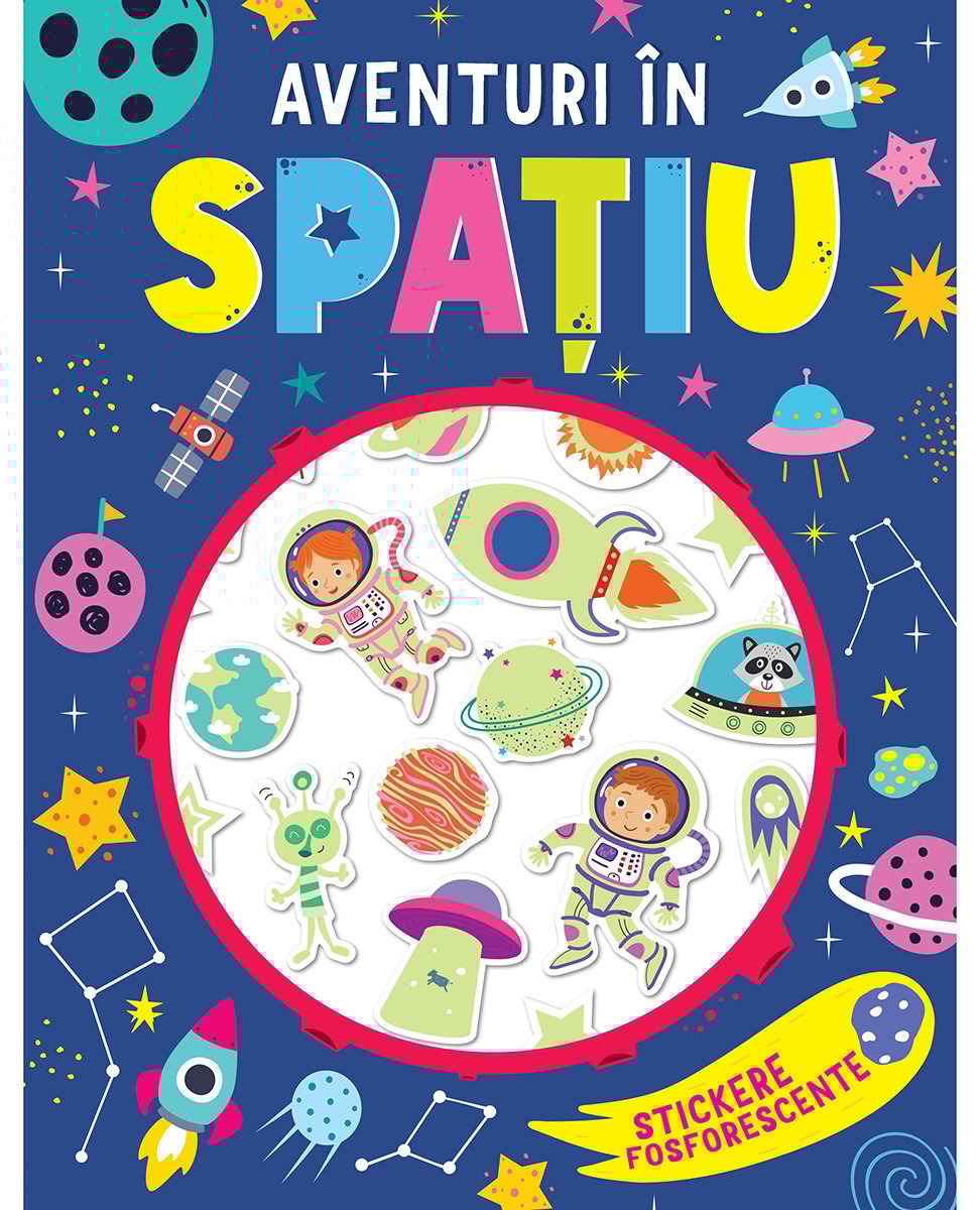 Aventuri in spatiu, Stickere fosforescente