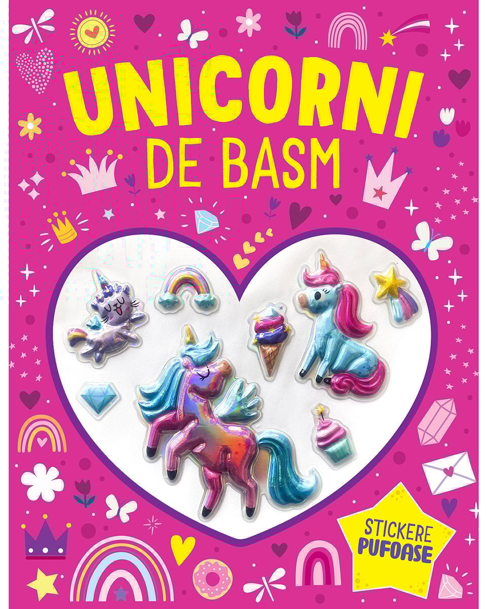 Unicorni de basm, Stickere pufoase