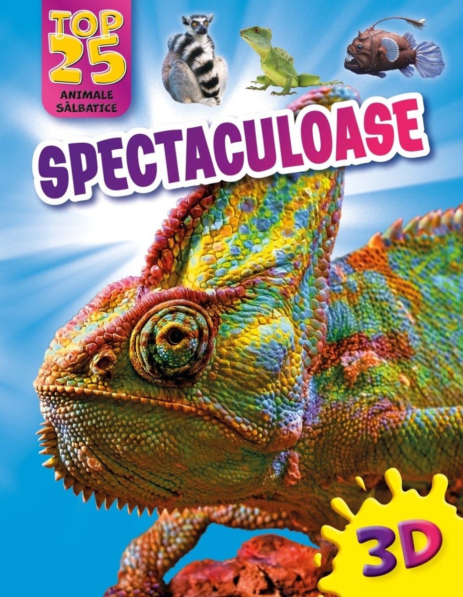 Top 25 animale salbatice, Spectaculoase, 3D