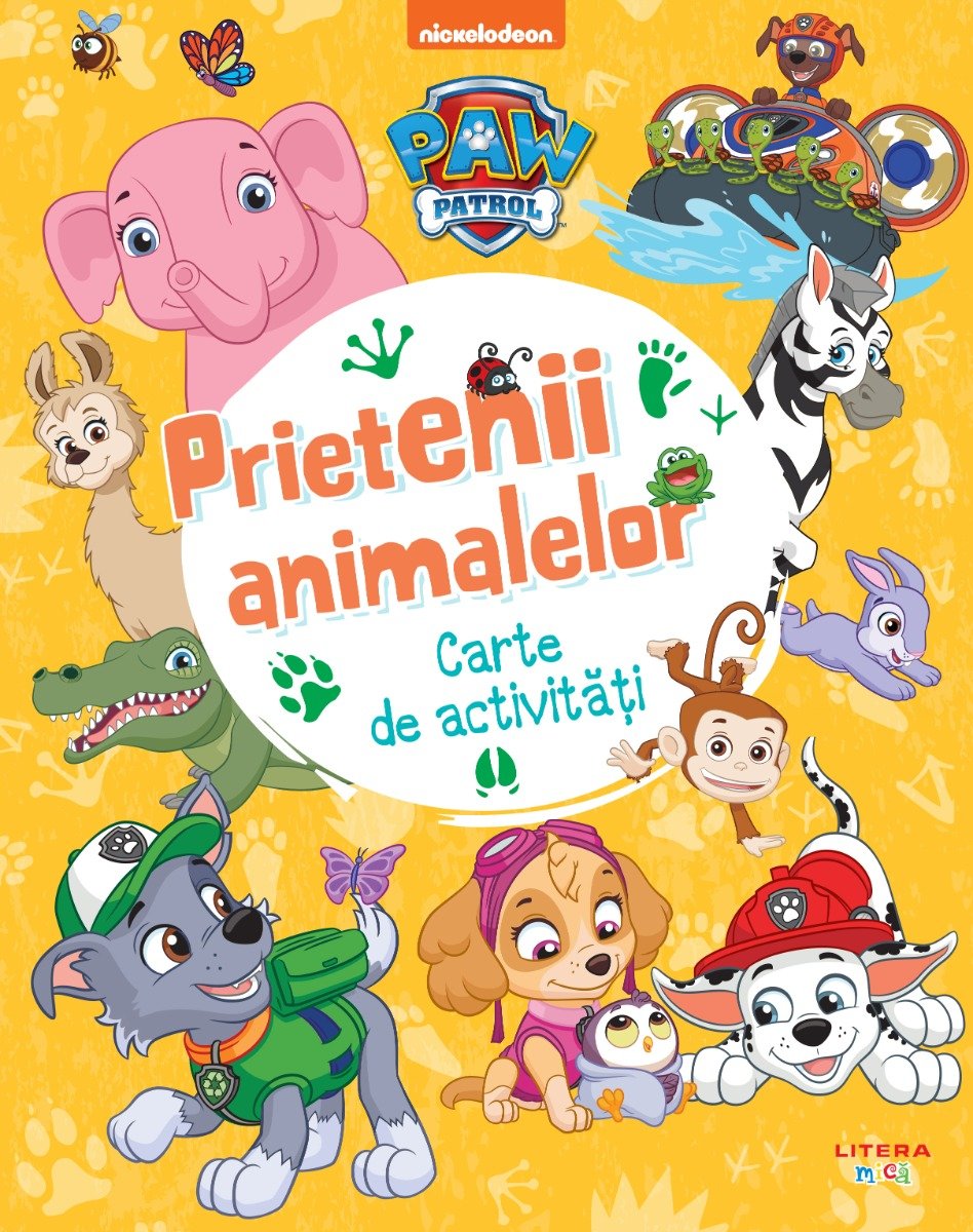 Patrula catelusilor, Prietenii animalelor, Carte de activitati