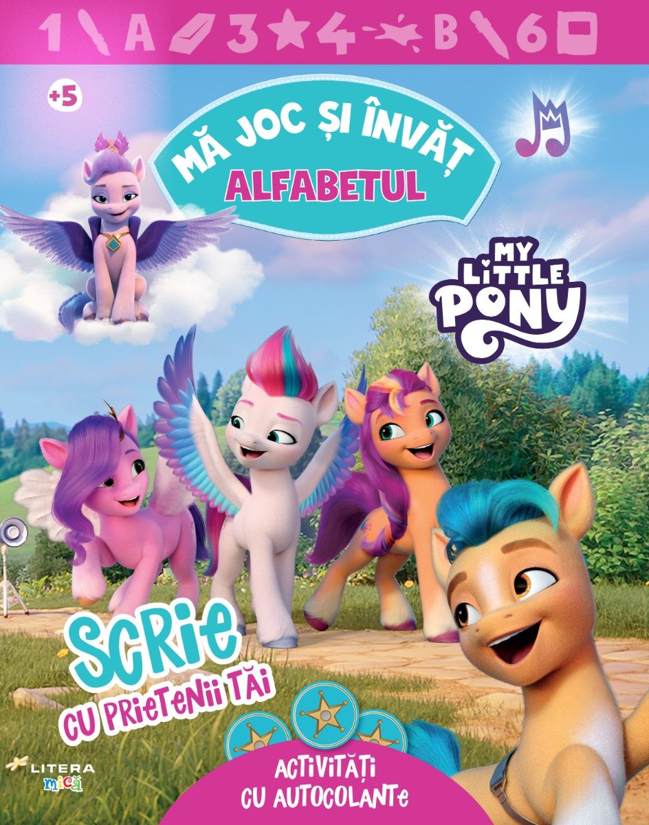 My Little Pony, Ma joc si invat, Alfabetul, Scrie cu prietenii tai