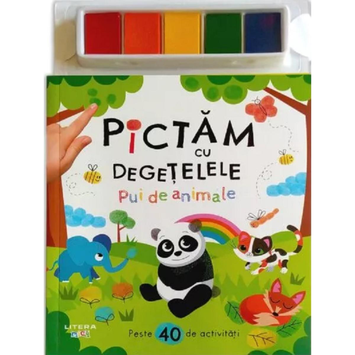 Pictam cu degetelele, Pui de animale