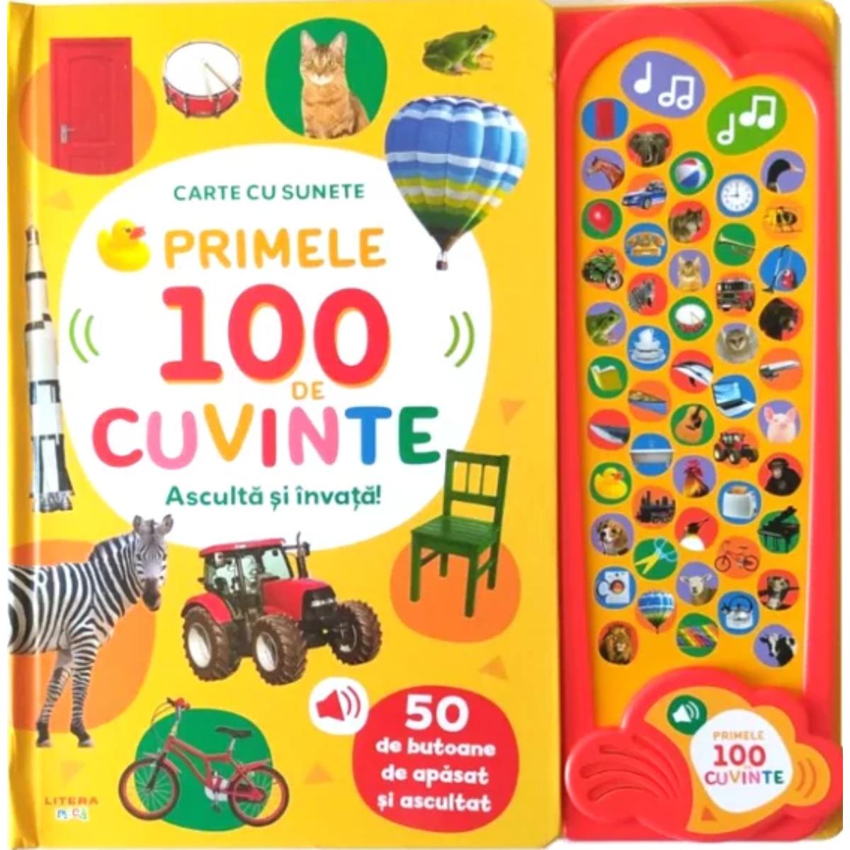 Primele 100 de cuvinte, Asculta si invata! Carte cu sunete