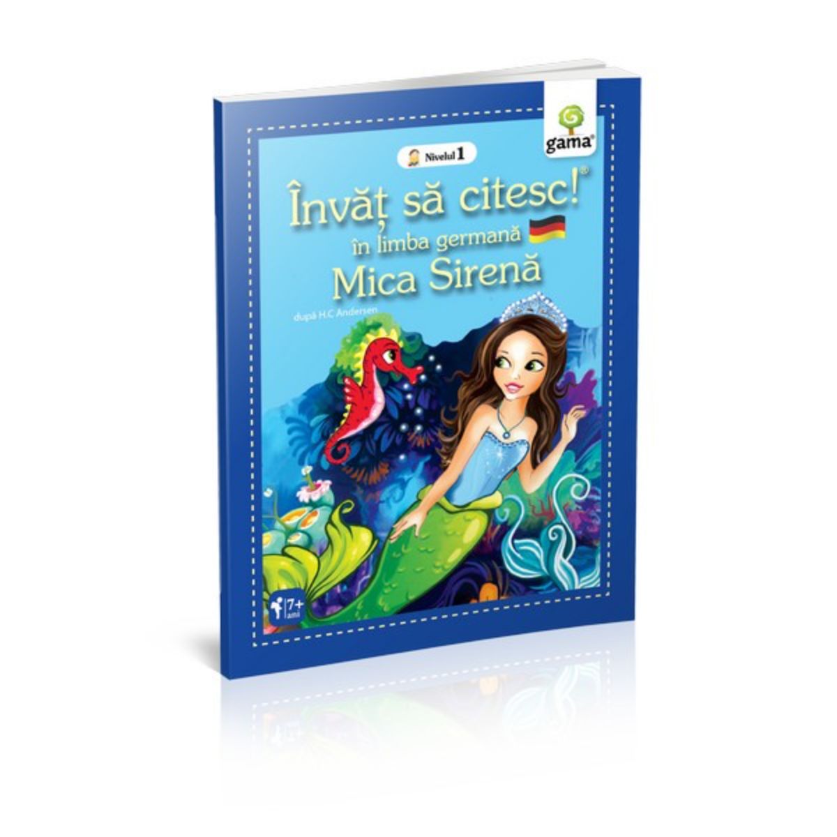 Mica sirena, invat sa citesc in limba germana, nivelul 1