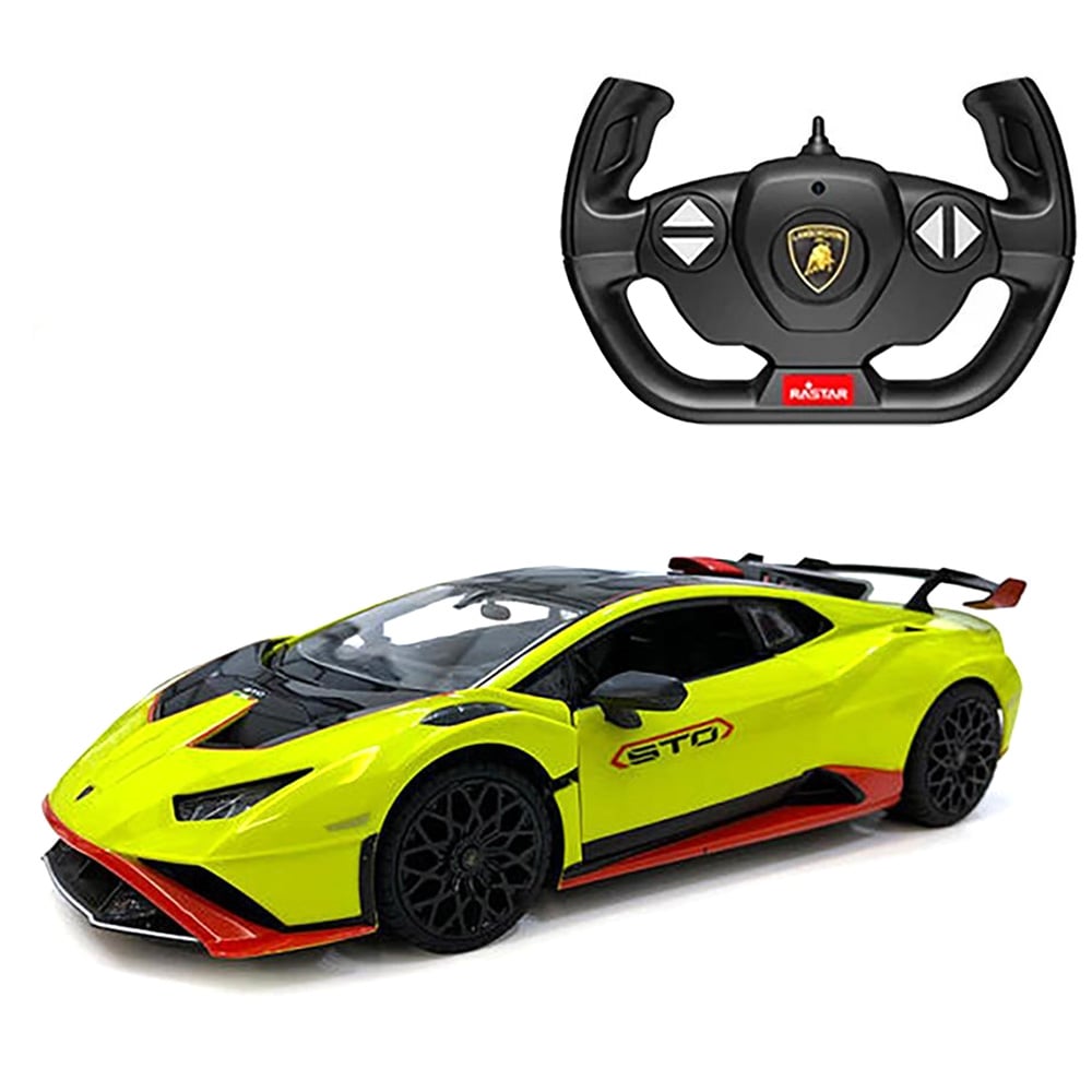 Masinuta cu telecomanda Rastar, Lamborghini Huracan Sto, 1:14, Verde