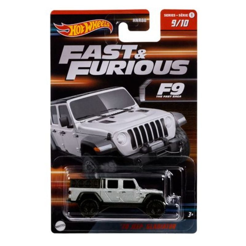 Masinuta Fast and Furious, Hot Wheels, 2020 Jeep Gladiator, 1:64, HNR99