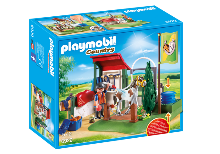 Set Playmobil Country – Statie de ingrijire cai (6929) (6929) imagine 2022 protejamcopilaria.ro