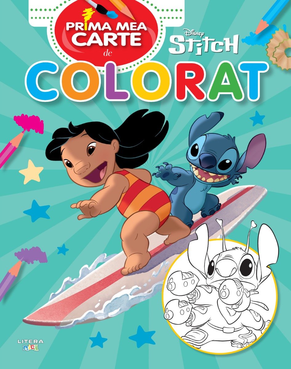 Disney Stitch, Prima mea carte de colorat