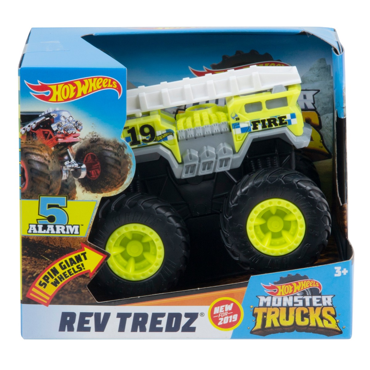 Masinuta Hot Wheels Rev Tredz, 5 Alarm GBV11