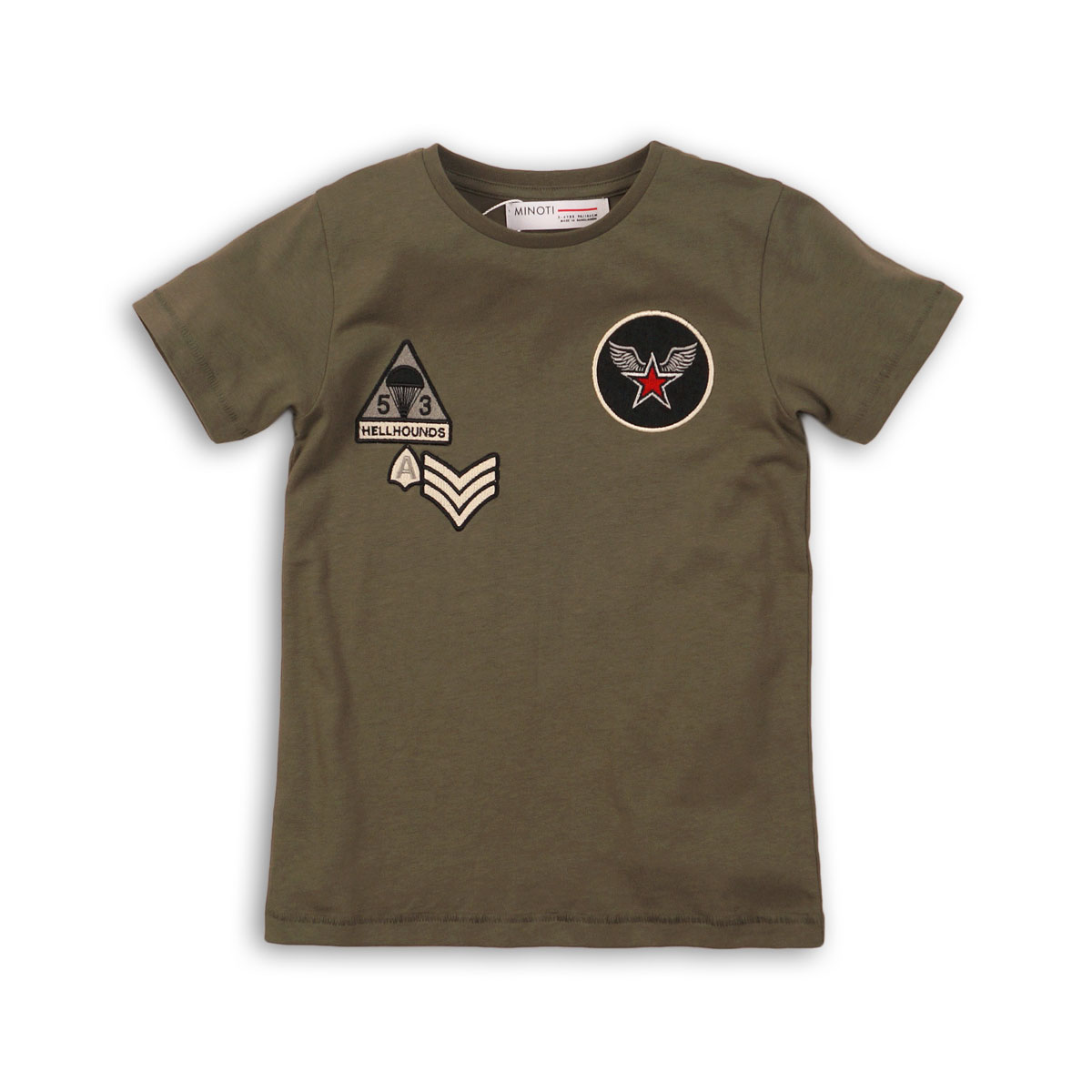 tricou cu aplicatie minoti army