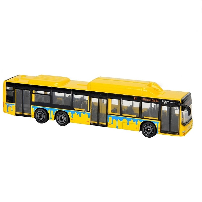 autobuz man city bus c, galben