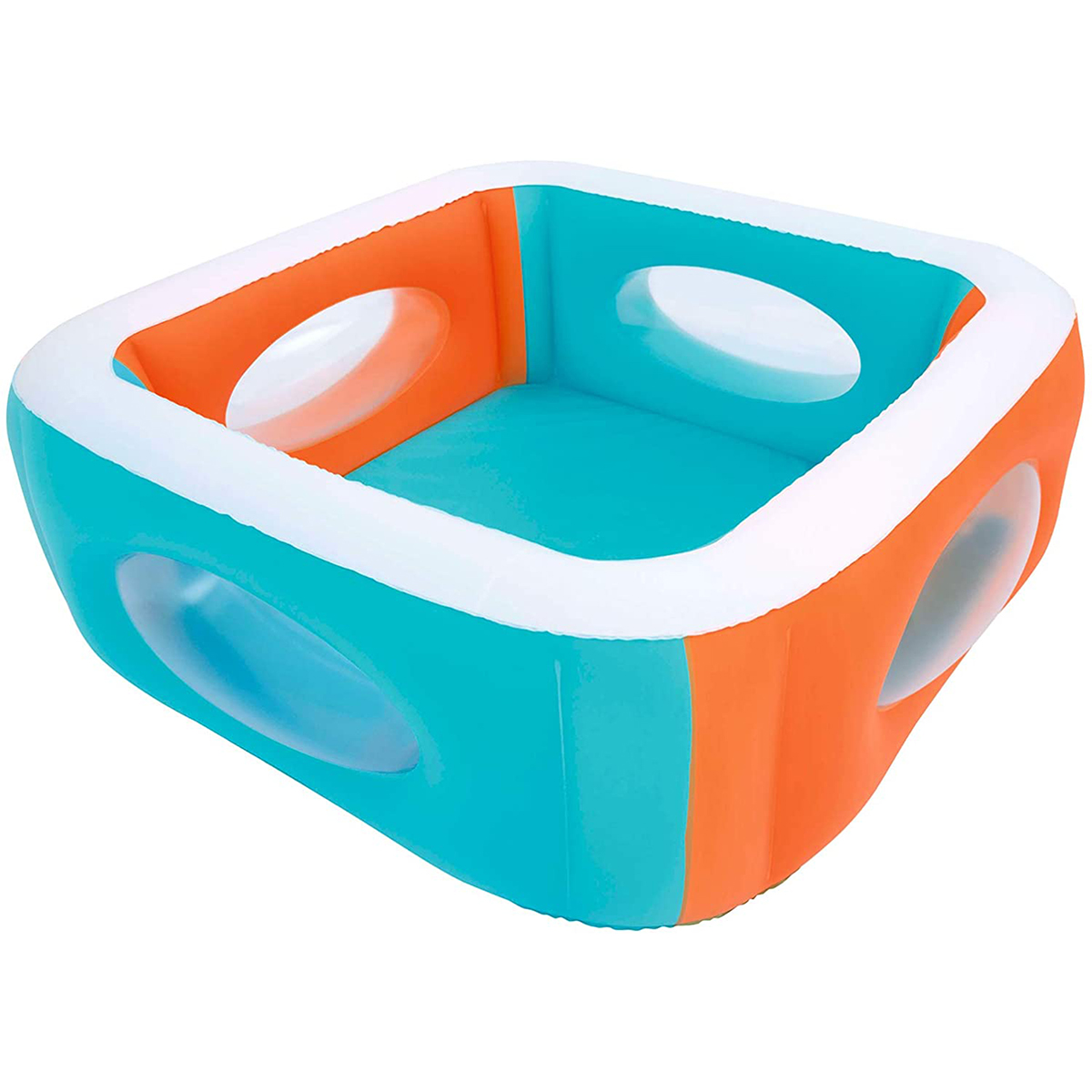 Piscina gonflabila cu ferestre bestway, 168 x 168 x 56 cm
