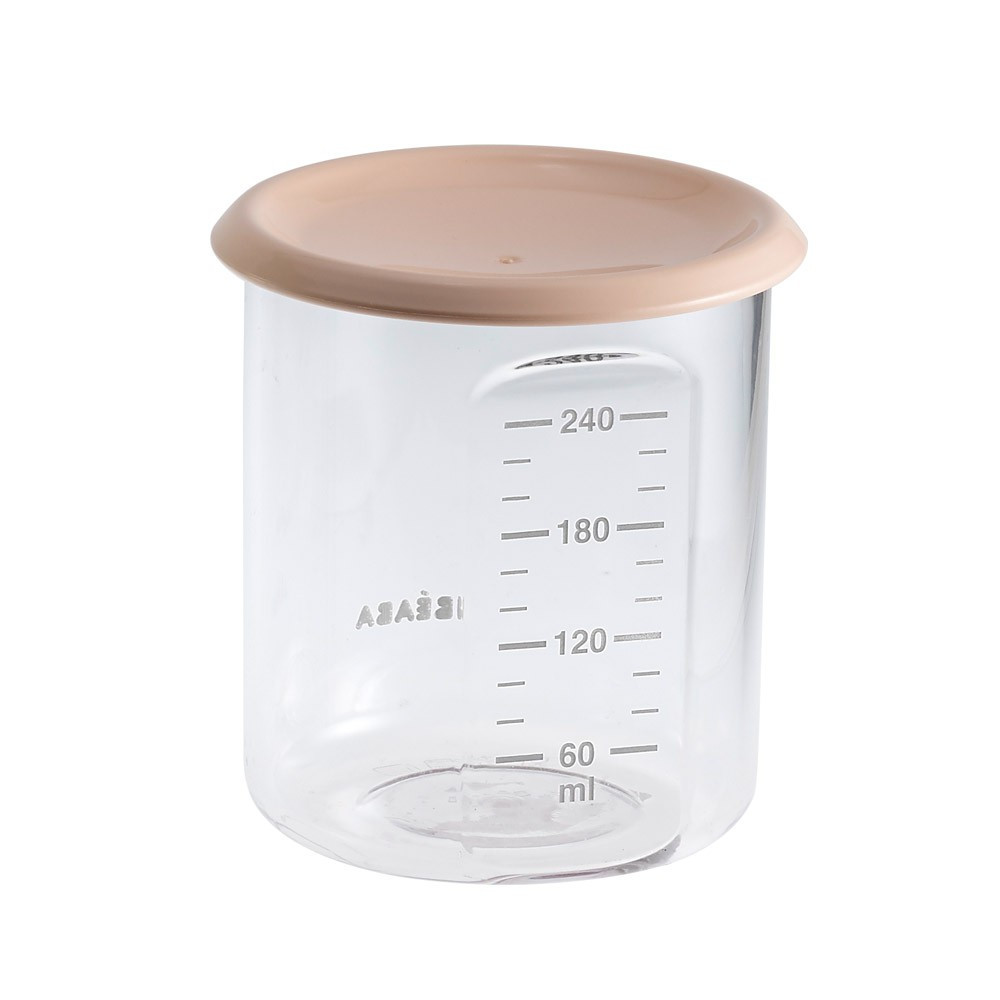 Recipient ermetic din titran beaba, 240 ml, bej