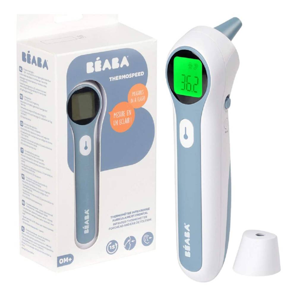 Termometru cu infrarosu pentru ureche si frunte, Beaba Thermospeed Beaba imagine noua responsabilitatesociala.ro