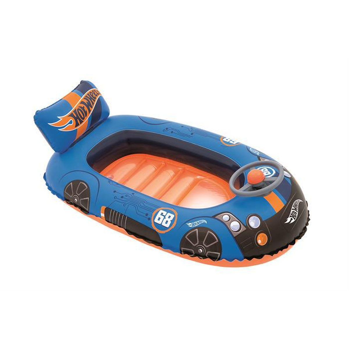 Barca gonflabila bestway, hot wheels, 112 x 71 cm