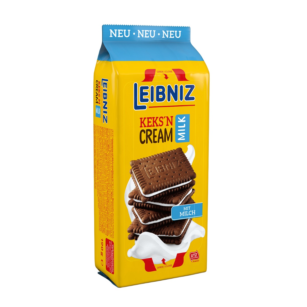 Biscuiti cu crema de lapte leibniz, 190 g