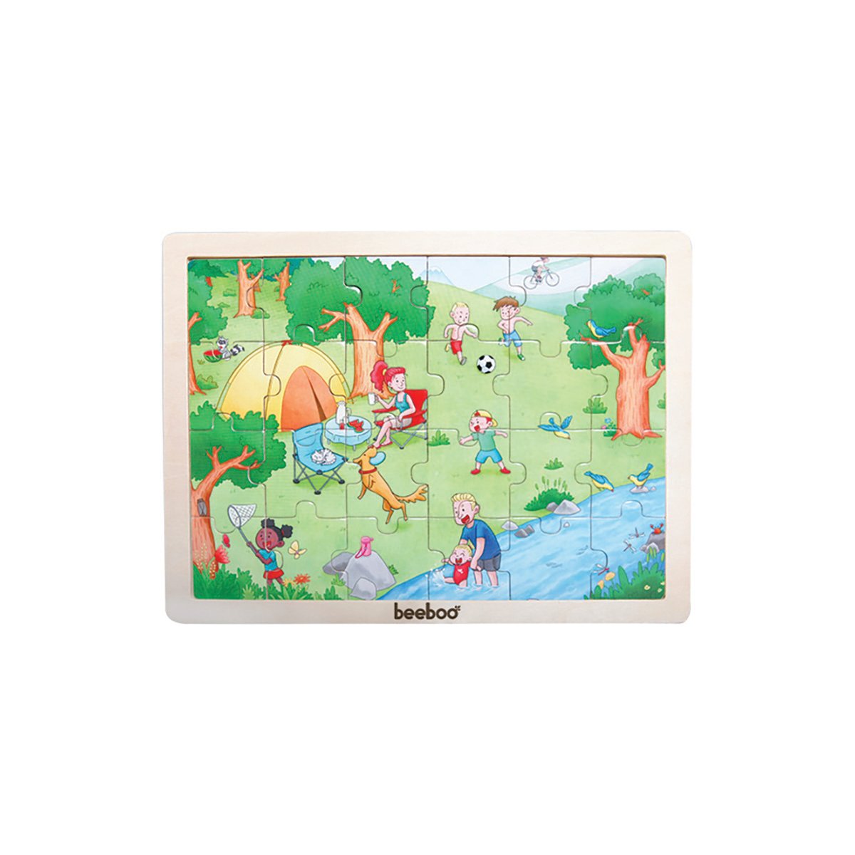 Puzzle din lemn Beeboo, Vara