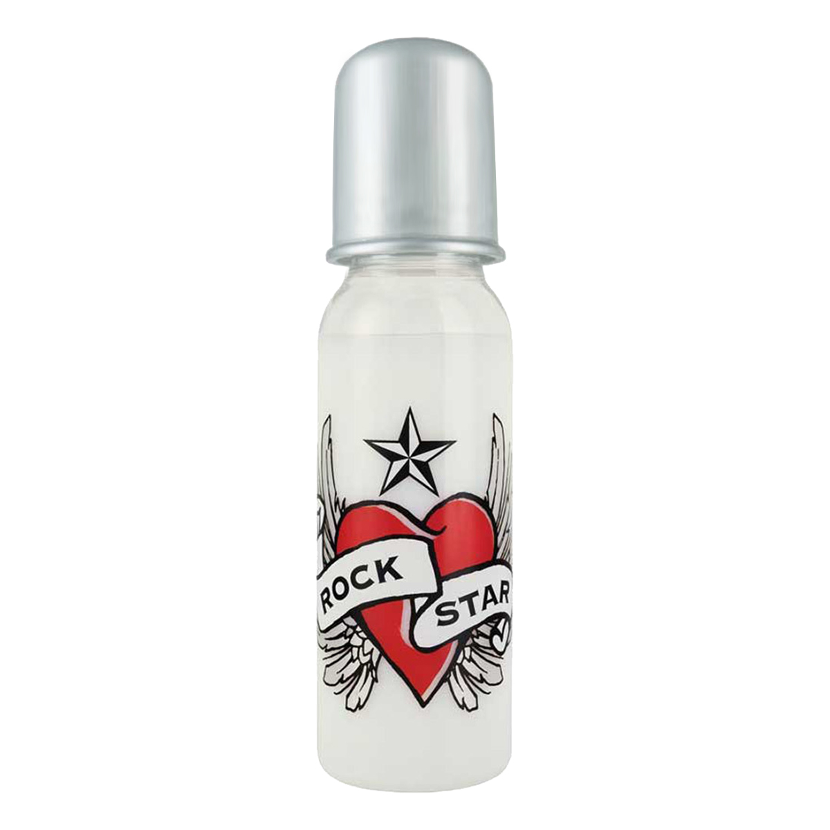 biberon rock star baby - heart & wings pp, +0 luni, 250ml