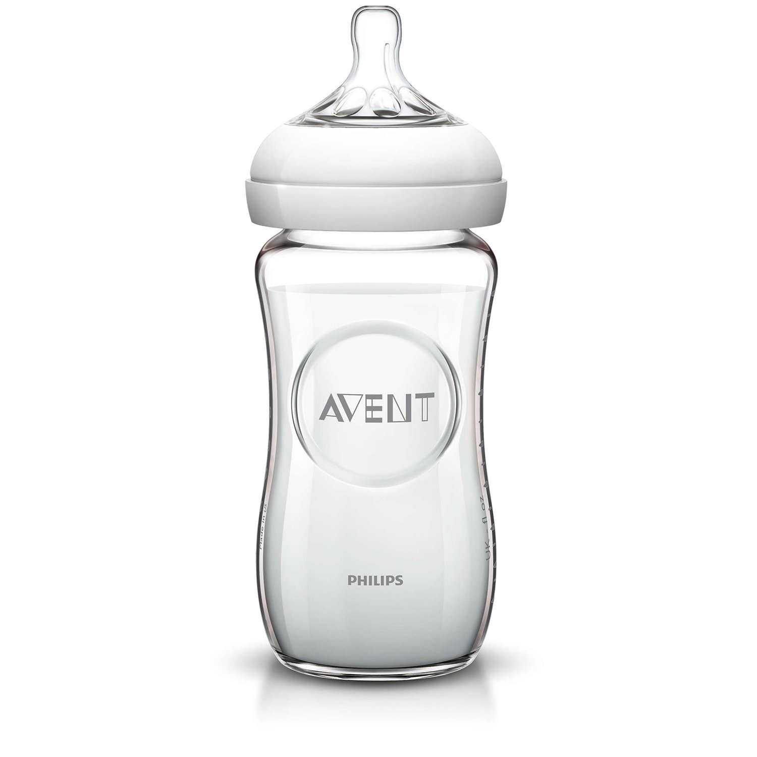 Biberon sticla philips avent natural scf673, +1 luna, 240ml