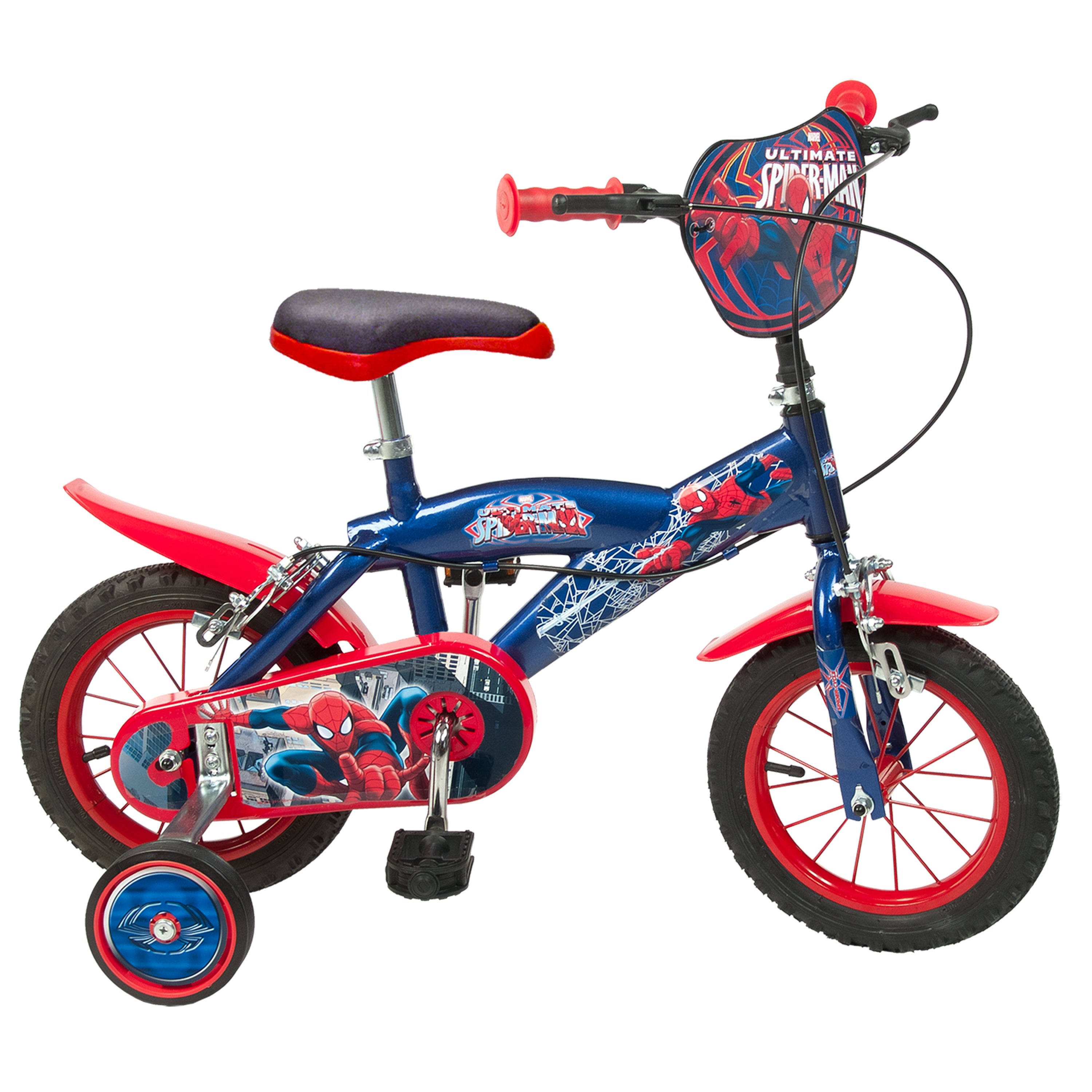 Bicicleta copii Spiderman 12 inch Bicicleta imagine 2022 protejamcopilaria.ro