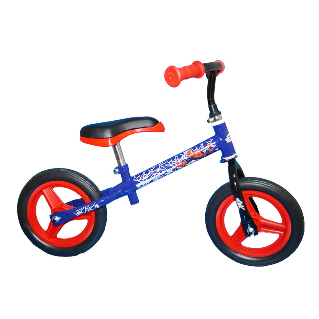 Bicicleta fara pedale Toimsa Spiderman - 10 inch - Cumpar-online.ro