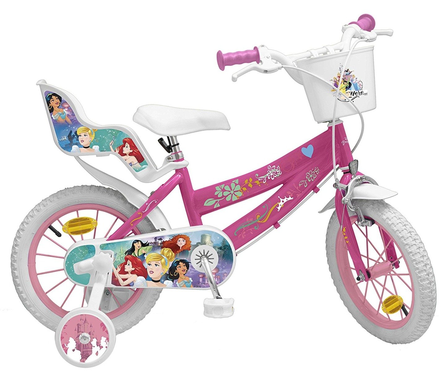 Bicicleta copii Disney Princess 16 inch - Cumpar-online.ro