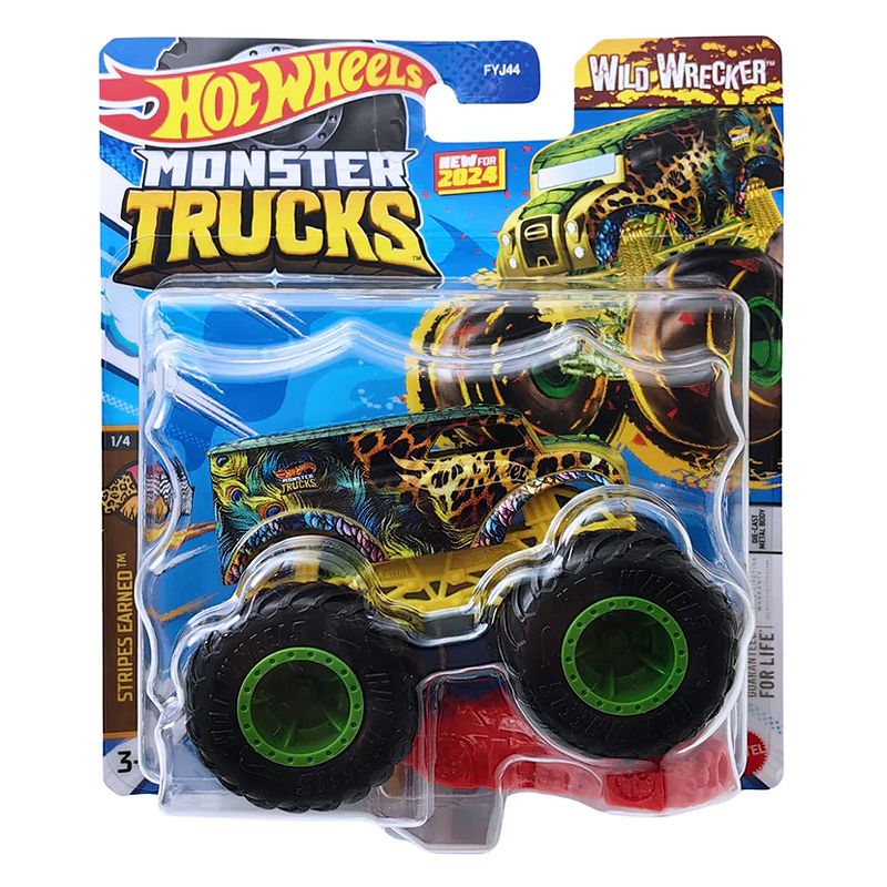 Masinuta Hot Wheels Monster Truck, Wild Wrecker, HTM54