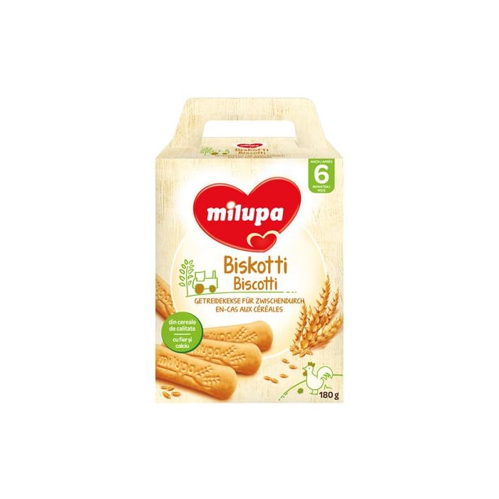 Biscuiti milupa biskotti din cereale, 180g