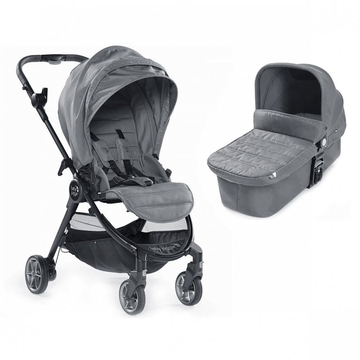 Carucior Baby Jogger City Tour Lux Slate, Sistem 2 In 1 BABY JOGGER