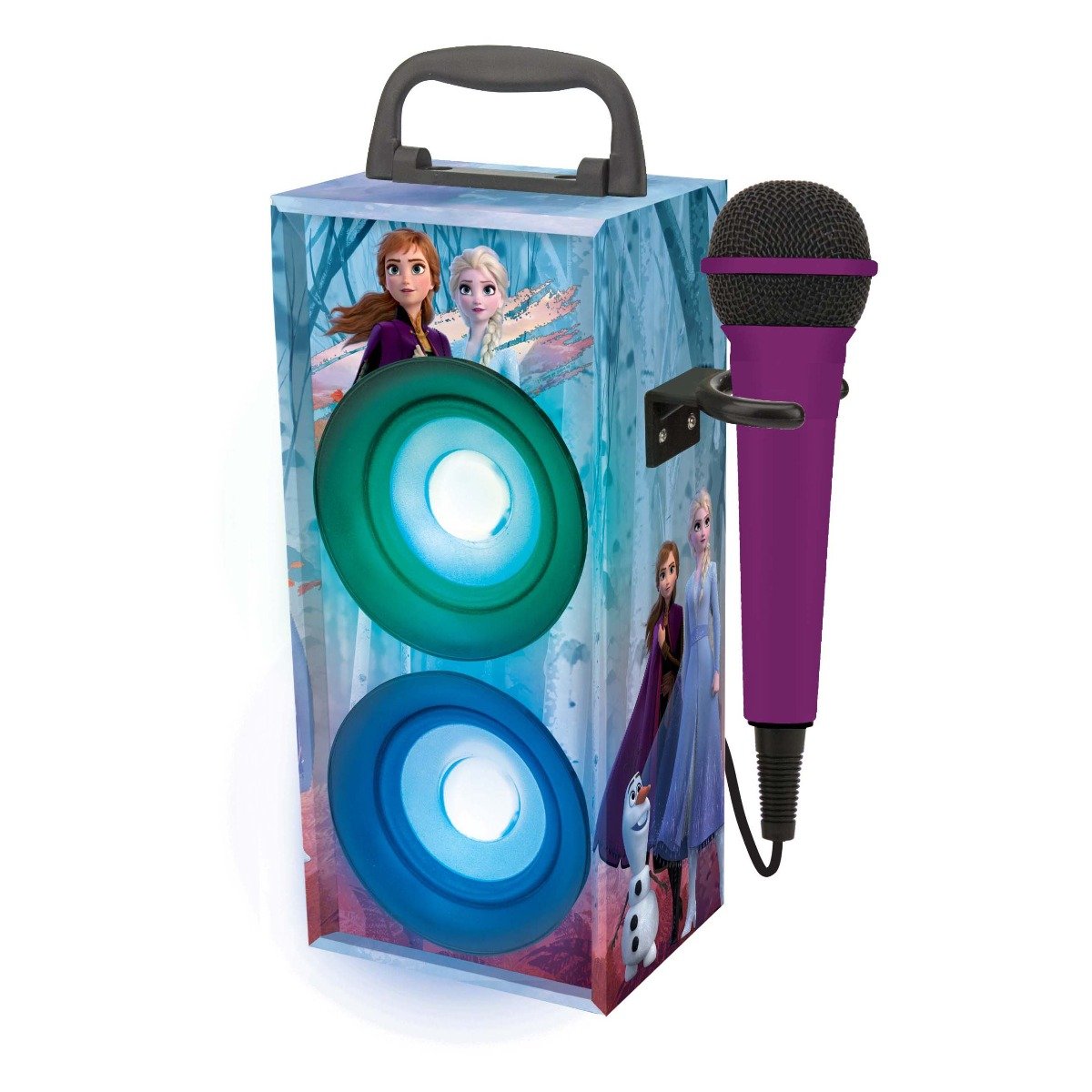 Sistem audio portabil cu microfon si bluetooth 8w, disney frozen 2