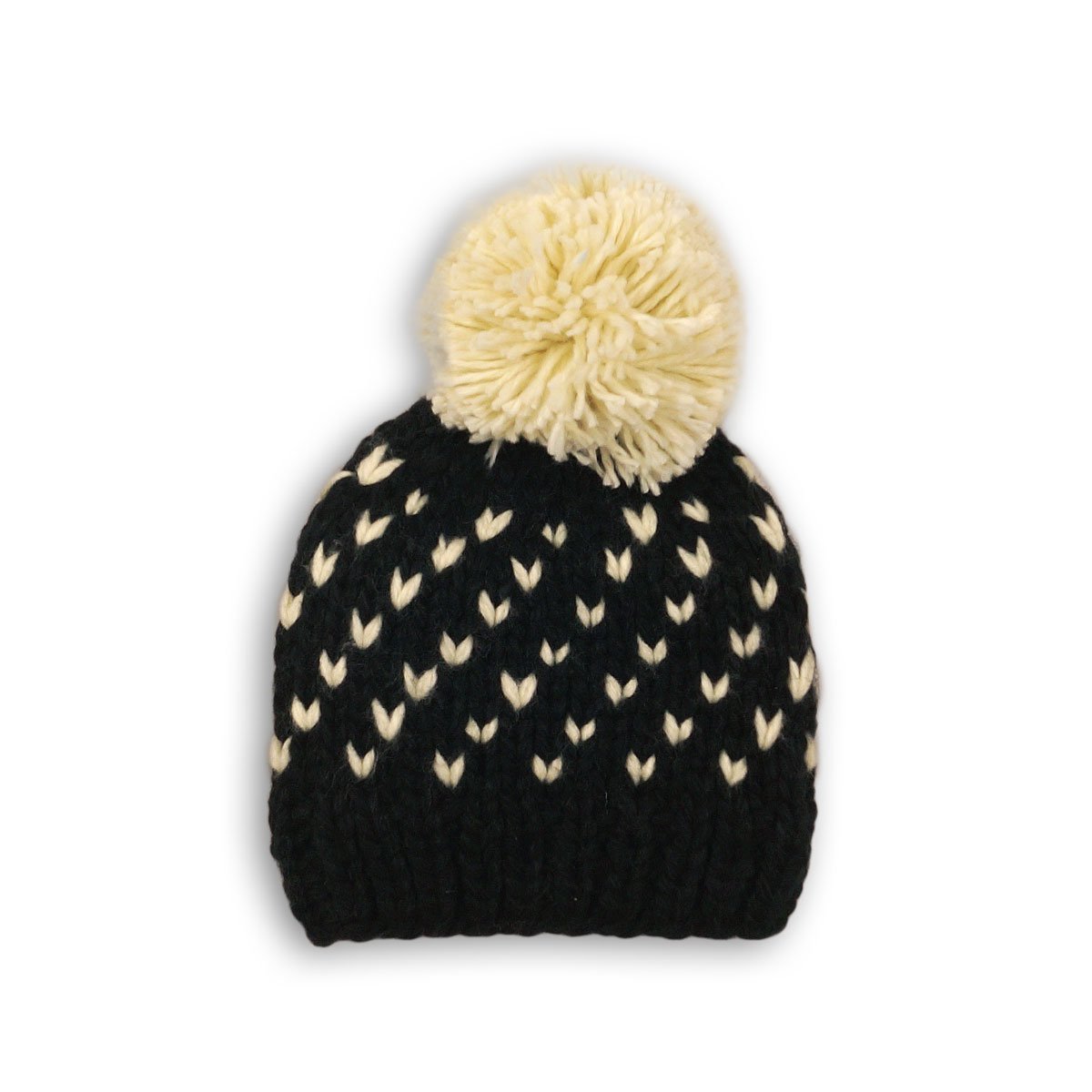 Caciula tricotata cu mot Minoti Hat, Negru M318X019 Minoti