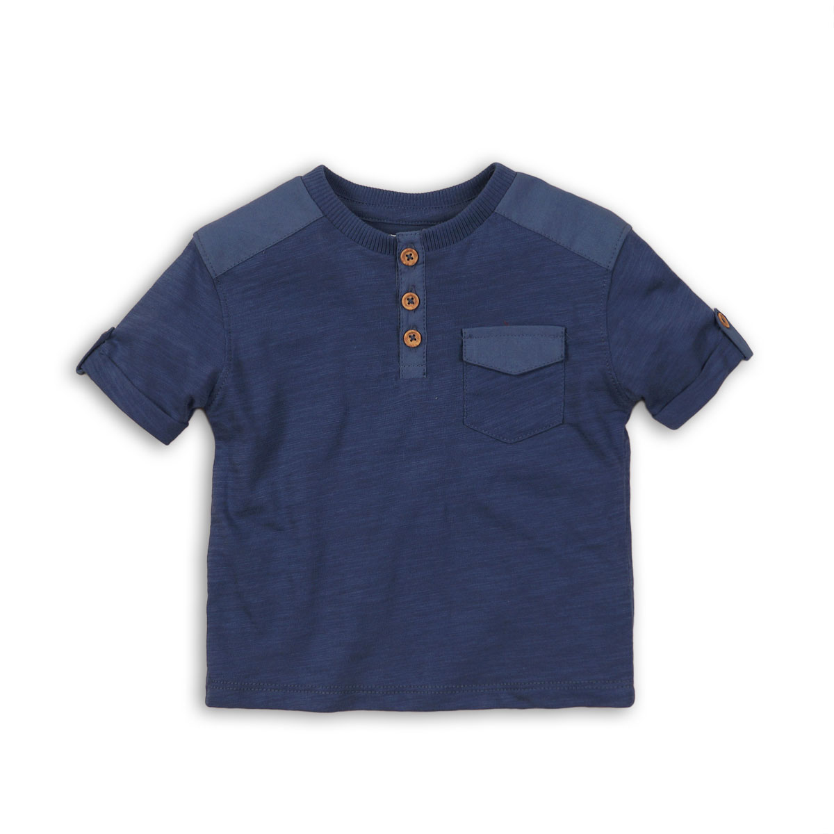 tricou maneca scurta minoti cactus, albastru