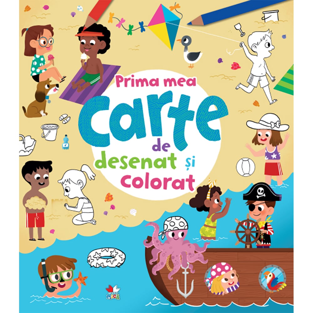 Poze Carte Editura Litera, Prima mea carte de desenat si colorat