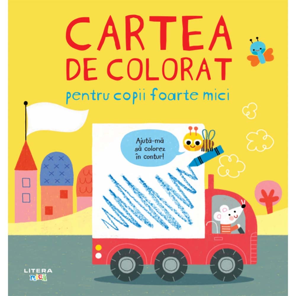 Carte editura litera, cartea de colorat pentru copii foarte mici