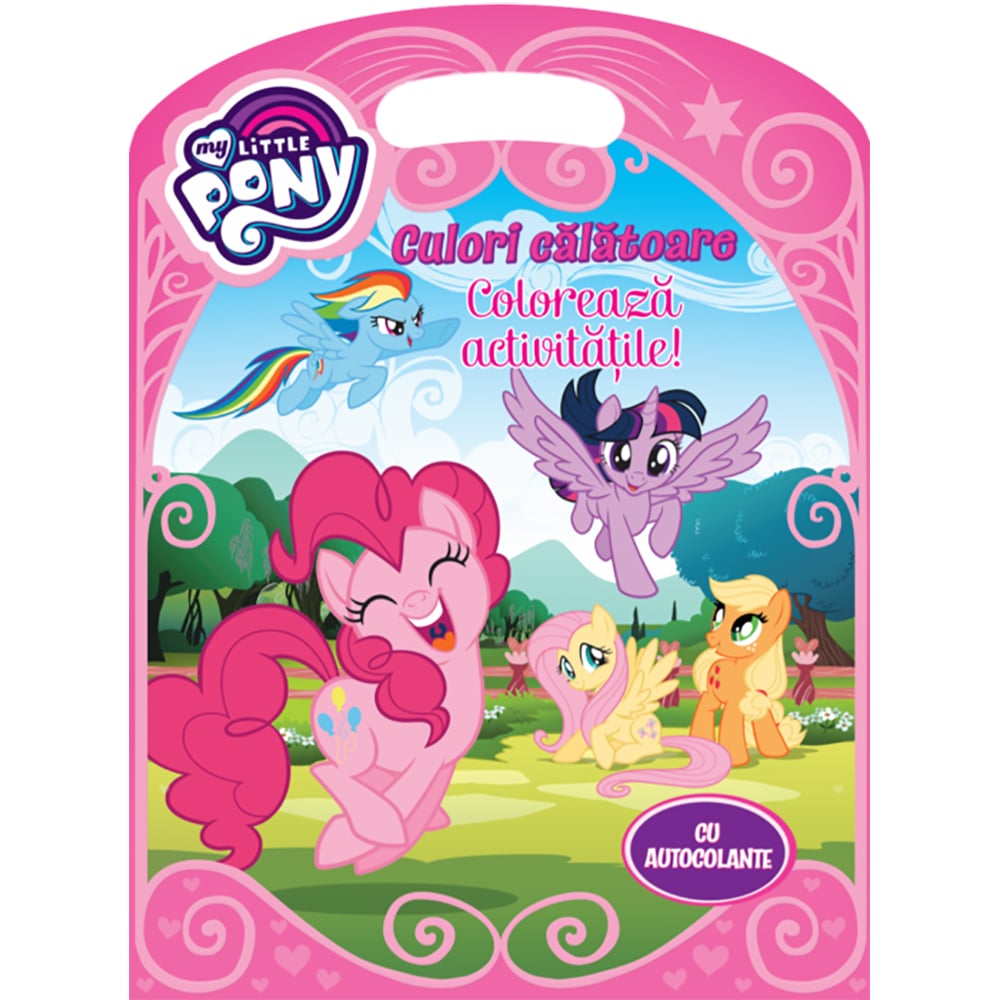 Carte editura litera, my little pony, culori calatoare
