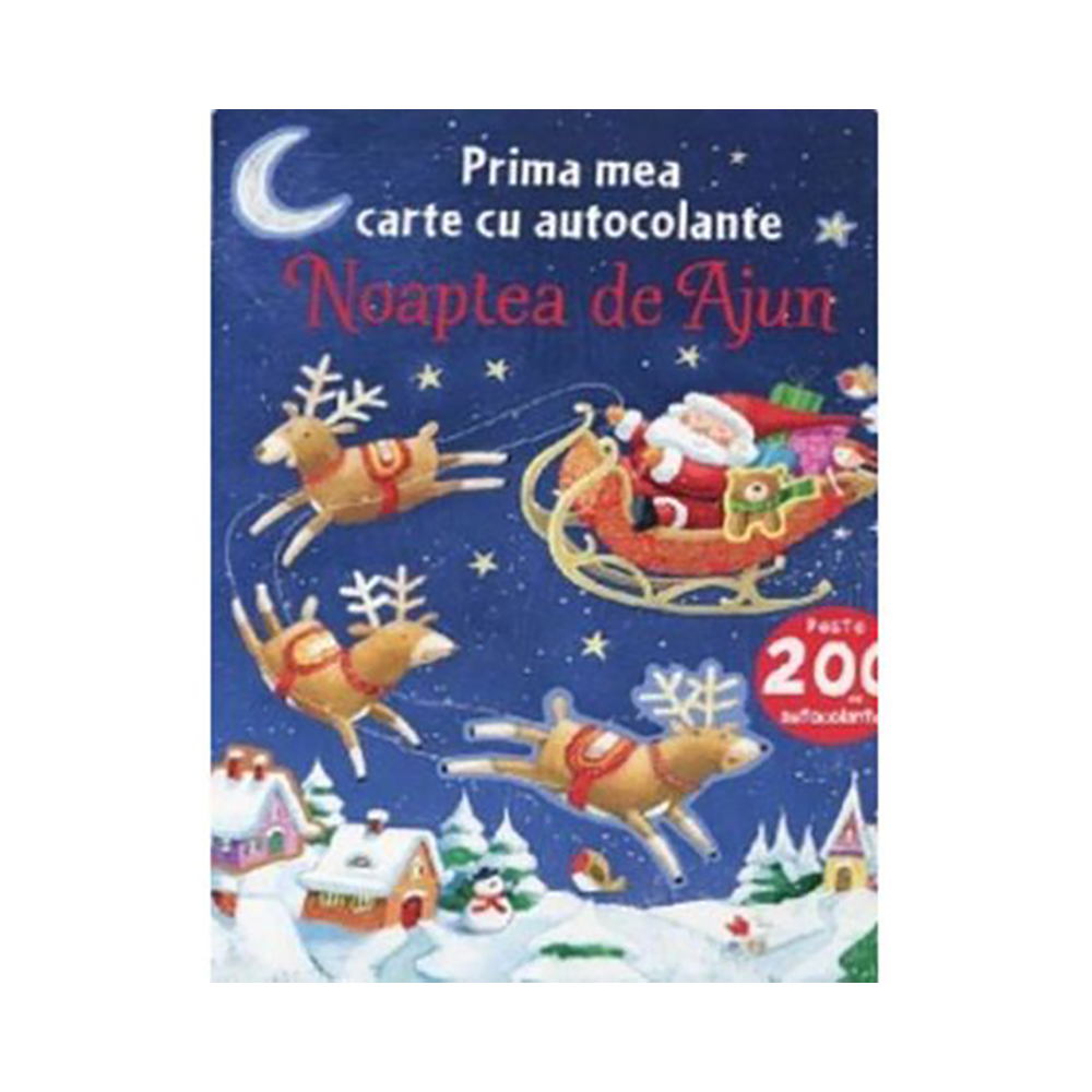 Carte editura litera, noaptea de ajun, 200 de autocolante