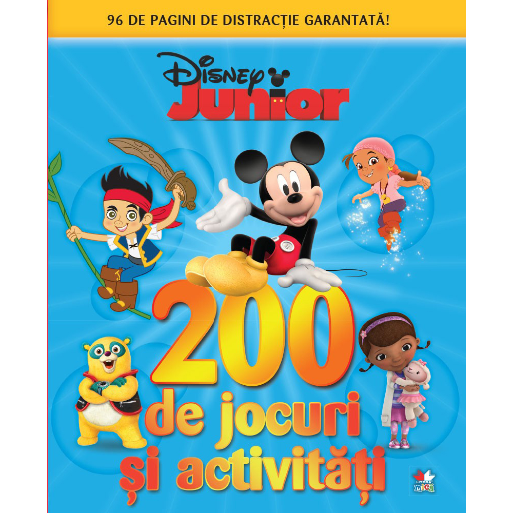 Carte de colorat Disney - 200 de Jocuri si activitati